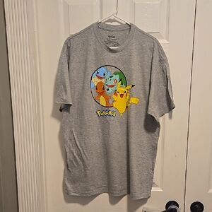 Gray Pokémon Graphic T-Shirt